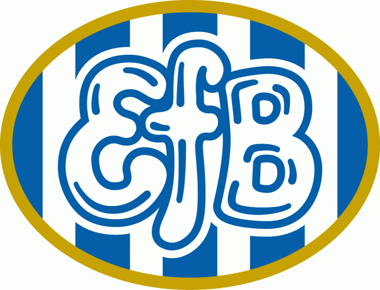 Esbjerg forenede Boldklubber 0-Pres Primary Logo t shirt iron on transfers